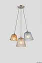 Lampara Colgante Linterna 3 Luces G9 Vintage Industrial 63cm 220V Estructura Metalica - Miniatura 1