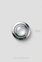 Spot Embutido Ultra Slim 3.5cm Cromo G4 JC 12V Vidrio Esmerilado Para Mueble Vitrina - Miniatura 1