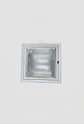 foco embutido  Cuadrado Doble E27 25cm 2 Luces Flexible Vidrio Esmerilado Blanco Para Oficina Cocina - Miniatura 1