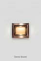 Spot Embutido Móvil JC  Ampolleta led G4 Acero Satinado Niquel 9cm Vidrio Esmerilado 12V Ultra Delgado 3cm Para Escalera Mueble - Miniatura 1