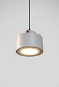 Lampara embutida o colgante  Cilíndrica Blanca E27 -  1 Luz 10cm - Miniatura 1
