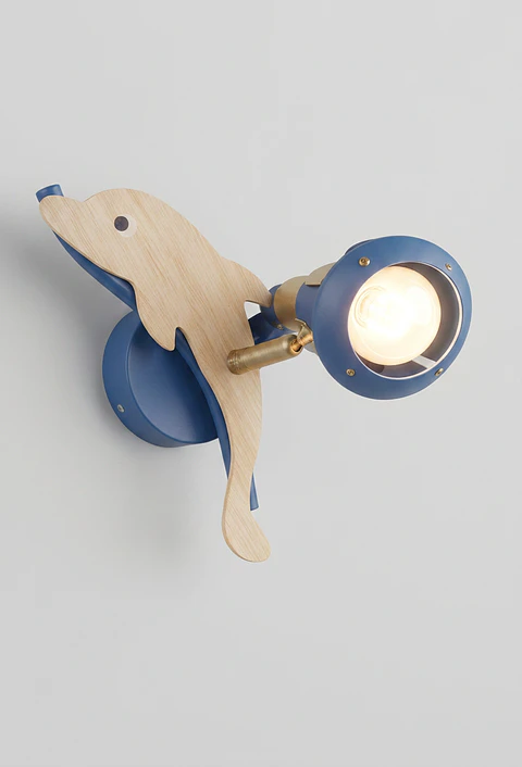 LAMP TECHO SP DELFIN CS6691D 1L E14 AZ BL ELFA