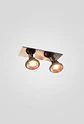 Lampará Embutido de Techo  AR111 G53 Plateado 2 Luces Direccional 51cm 220V Para Retail Galería Living Industrial - Miniatura 1