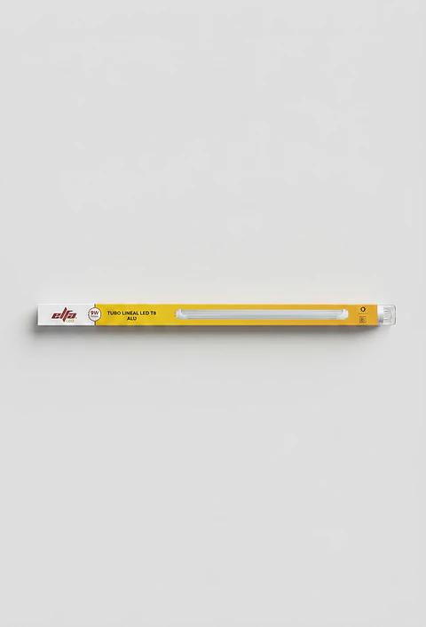 TUBO LINEAL LED T8 9w 600MM 3000k ALU