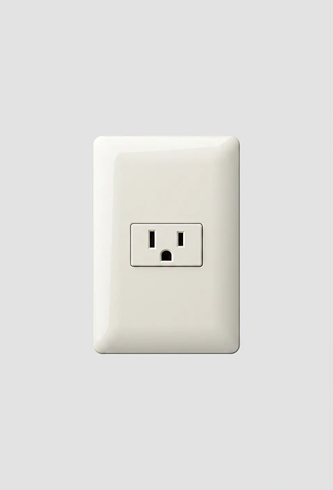 ENCHUFE SIMPLE 10A  BLANCO