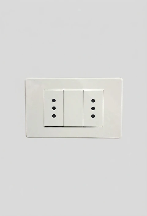 ENCHUFE DOBLE BLANC