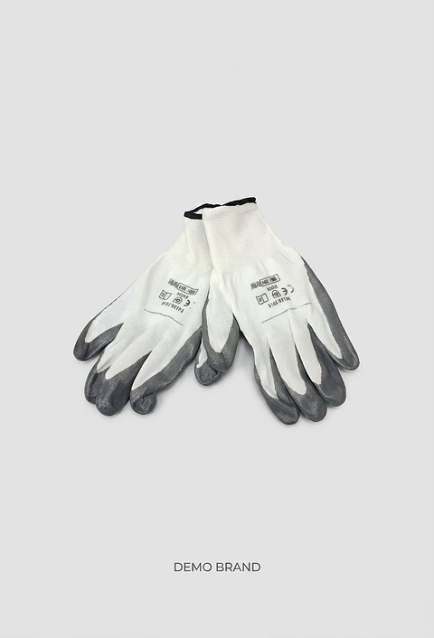 GUANTE DE TRABAJO BLANCO 8