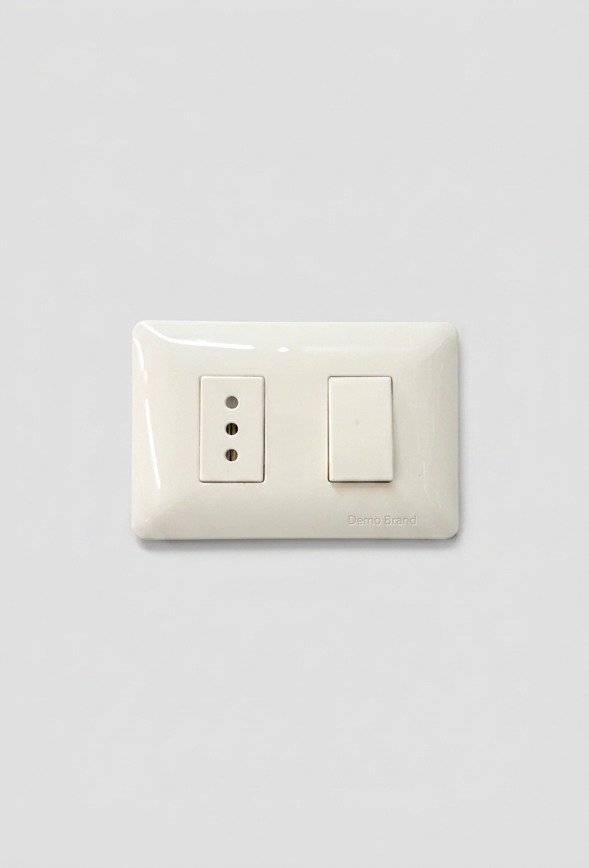 INTERRUPTOR Y ENCHUFE  SIMPLE 10A 1