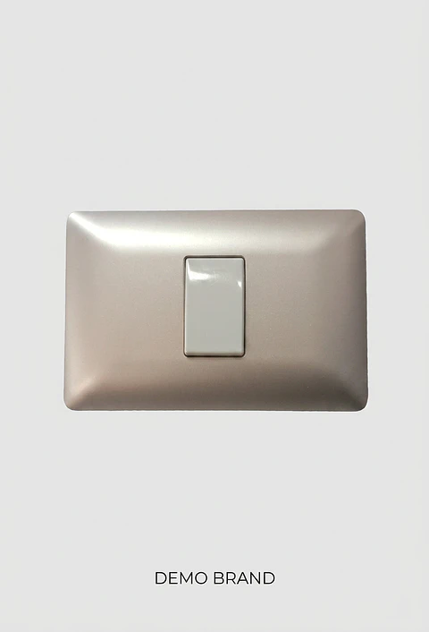 INTERRUPTOR SIMPLE CHAMPAGE (3911)