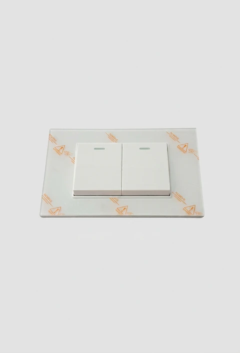 INTERRUPTOR DOBLE 9/12 BLANCO ANTE