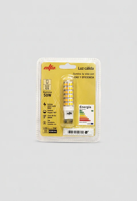 Ampolleta LED G9P 5W 3000K