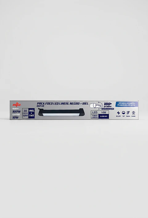 Foco LED Riel Lineal Elfa - 10W (Equivale a 100W) Luz Neutra 4000K