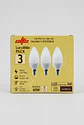 Pack de 3 Ampolletas LED Vela Elfa - 6W (Equivale a 60W) Luz Cálida 3000K - Miniatura 2