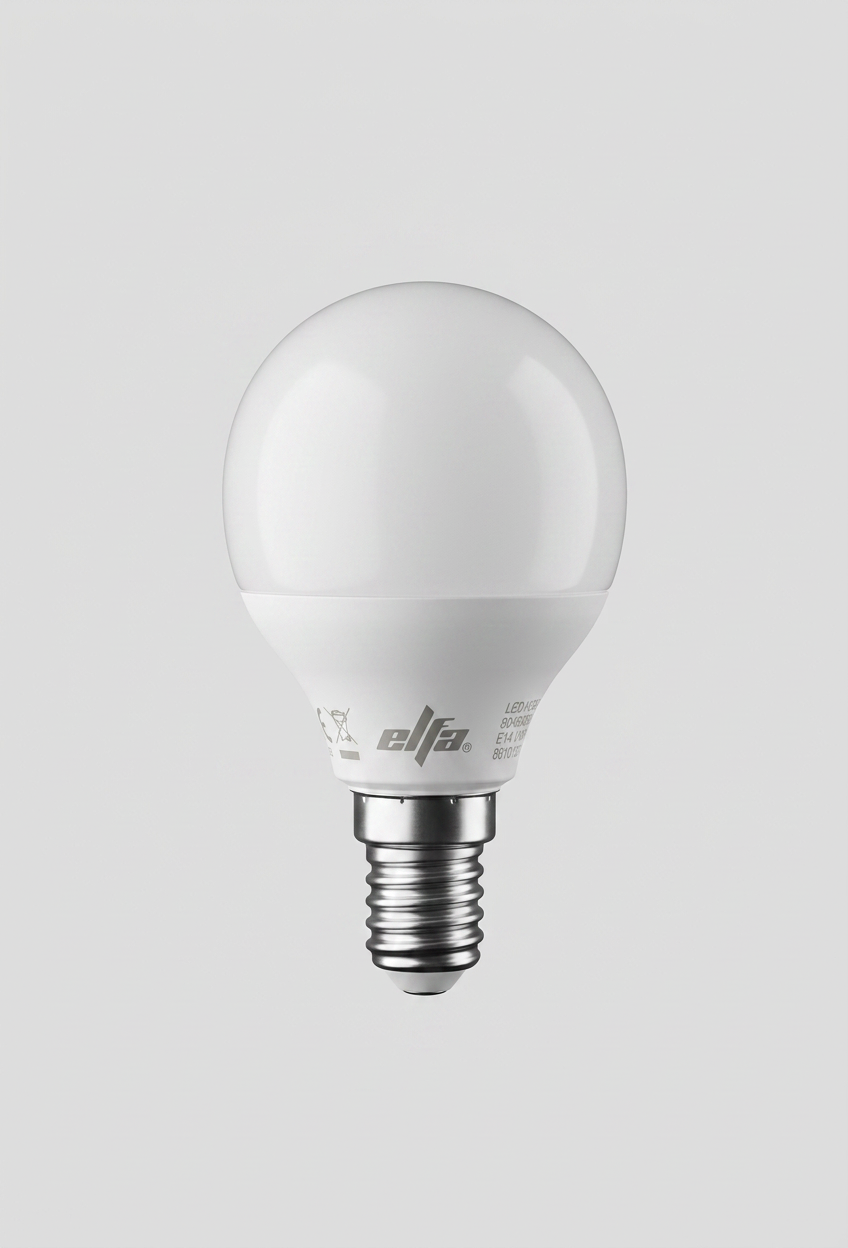 Pack de 3 Ampolletas LED G45 Elfa - 6W (Equivale a 60W) Luz Cálida 3000K 1