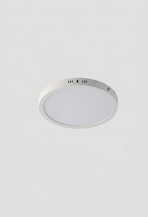 Foco Panel LED Sobrepuesto Redondo 24W Blanco Calido  3000K Elfa Extra Plano
