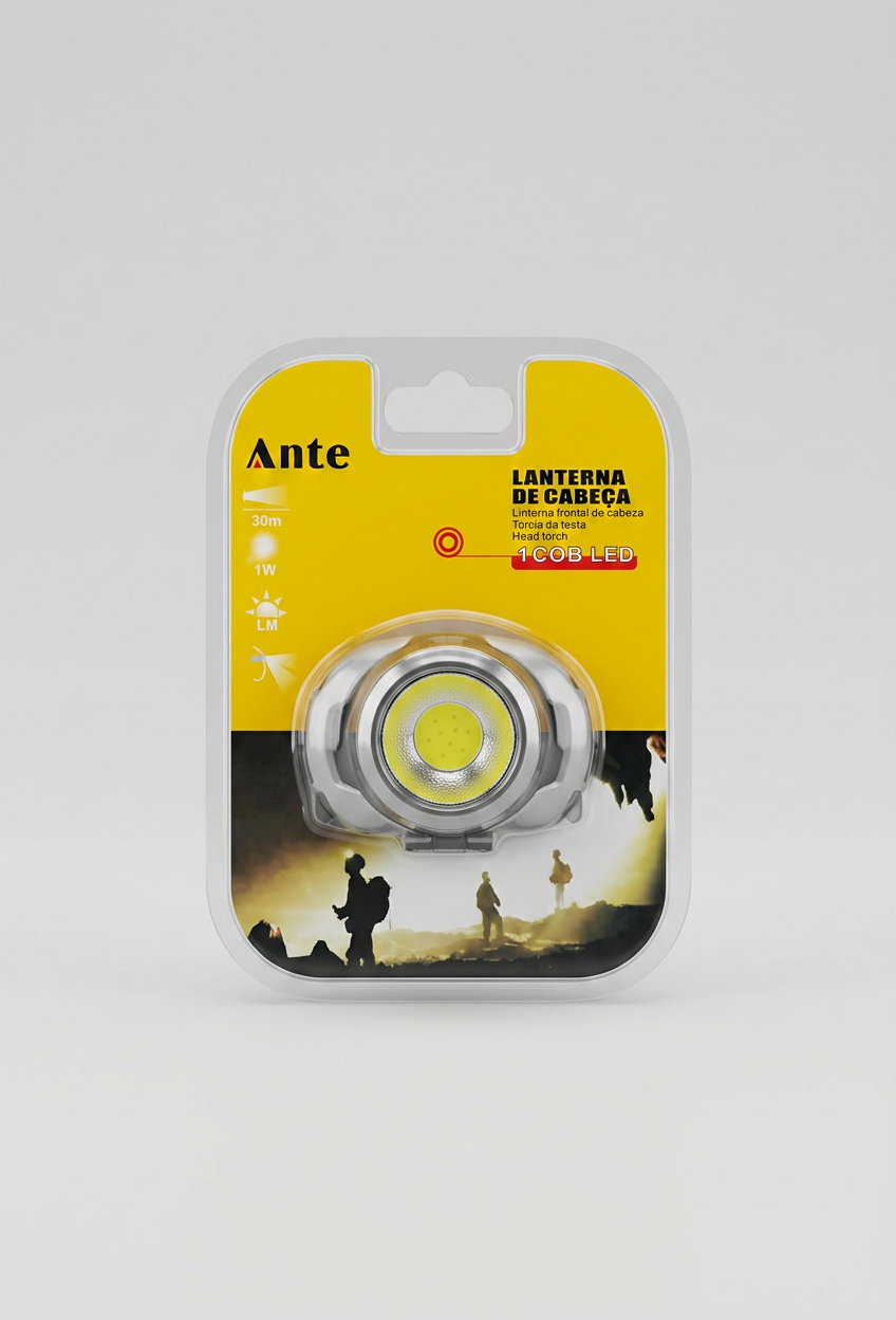 LINTERNA FRONTAL DE CABEZA 1W COBYD H3701CK  ANTE 1