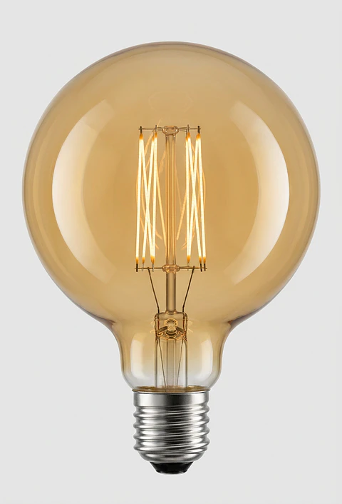 Ampolleta LED Globo G95 Filamento 4W E27 Luz Cálida