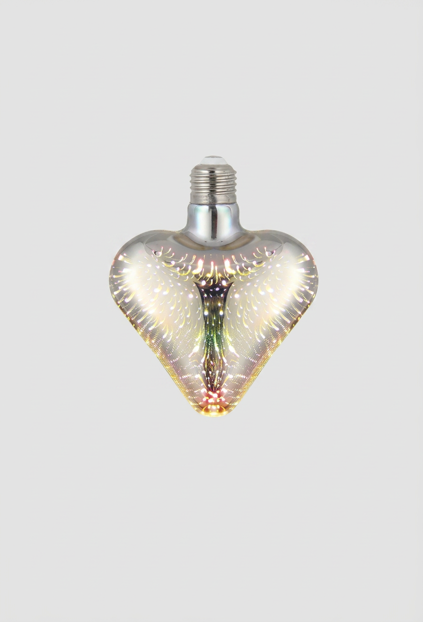 AMPOLLETA DECO CORAZON RGB  3W 1