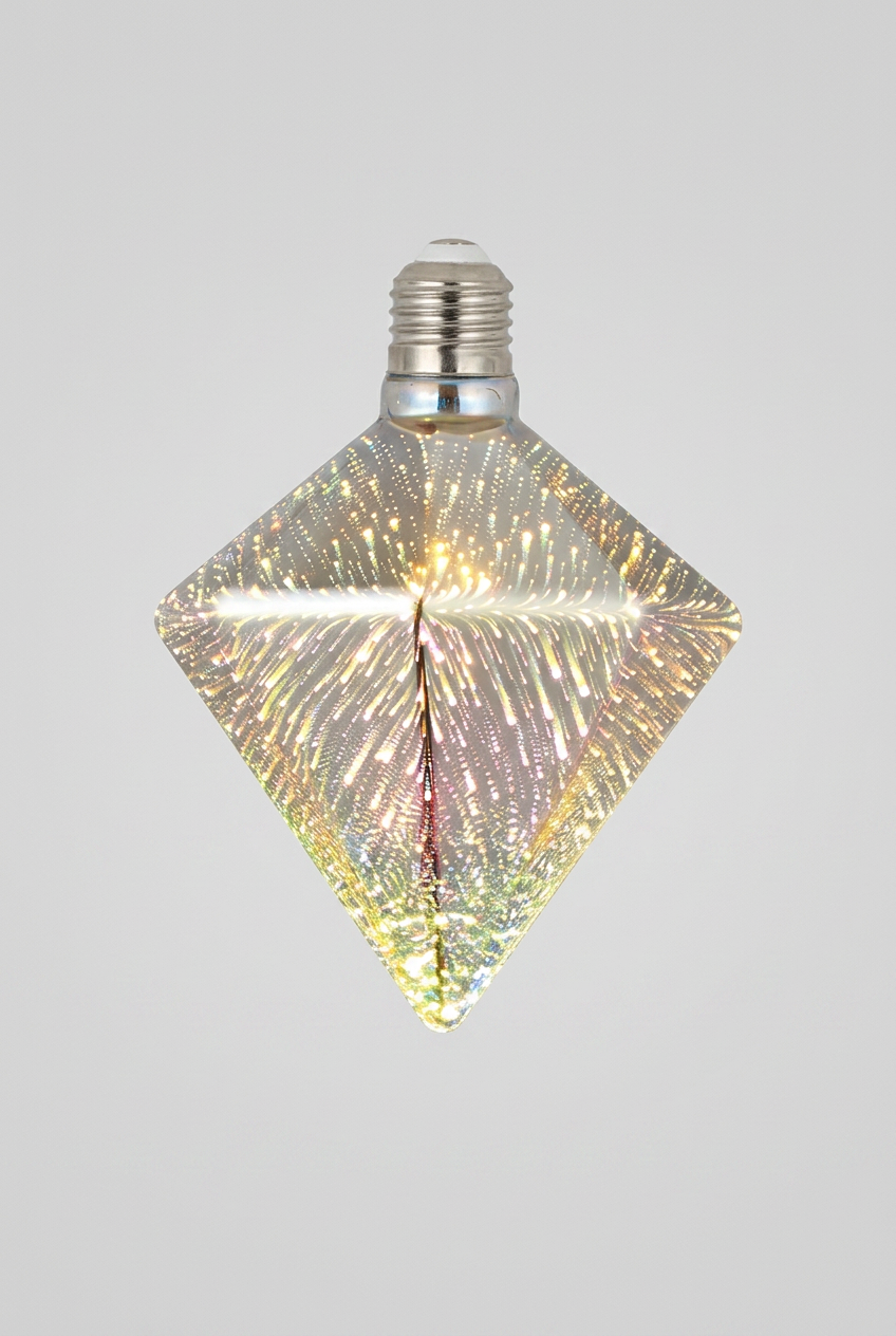 AMPOLLETA DECO  DIAMANTE RGB  3W 1