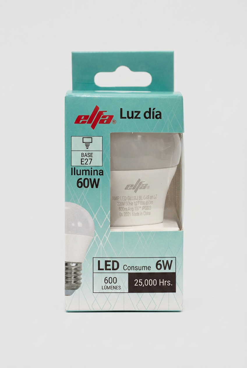 AMPOLLETA LED BOLA 6W LD E27 2