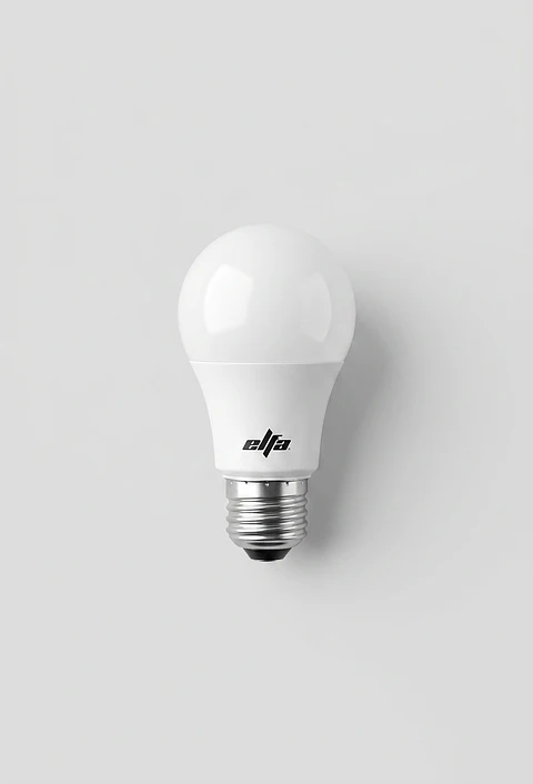 PACK5 Ampolleta LED A60 Elfa - 7W (Equivale a 50W) Luz Cálida 3000K