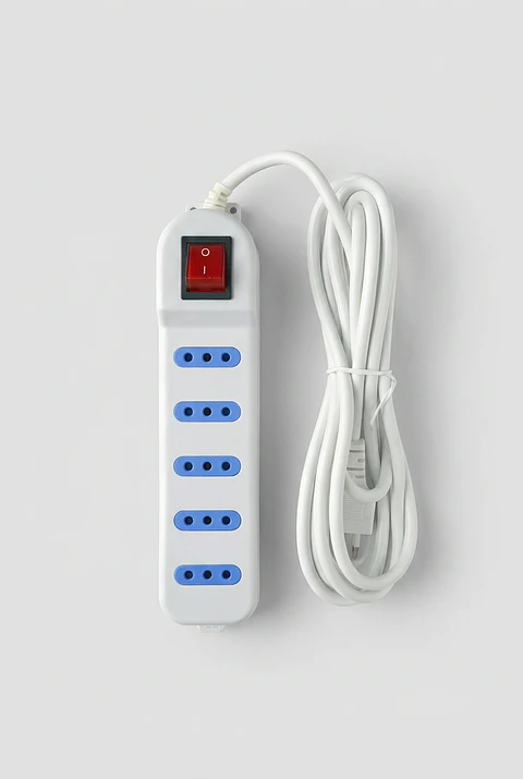 ALARGADOR 5EN CHUFE 3,0 MTRS BLANCO CON SWITCH