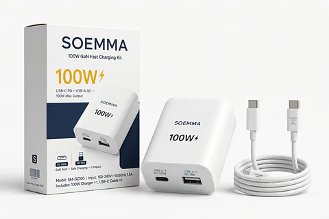 KIT DE CARGADOR RAPIDO SOEMMA