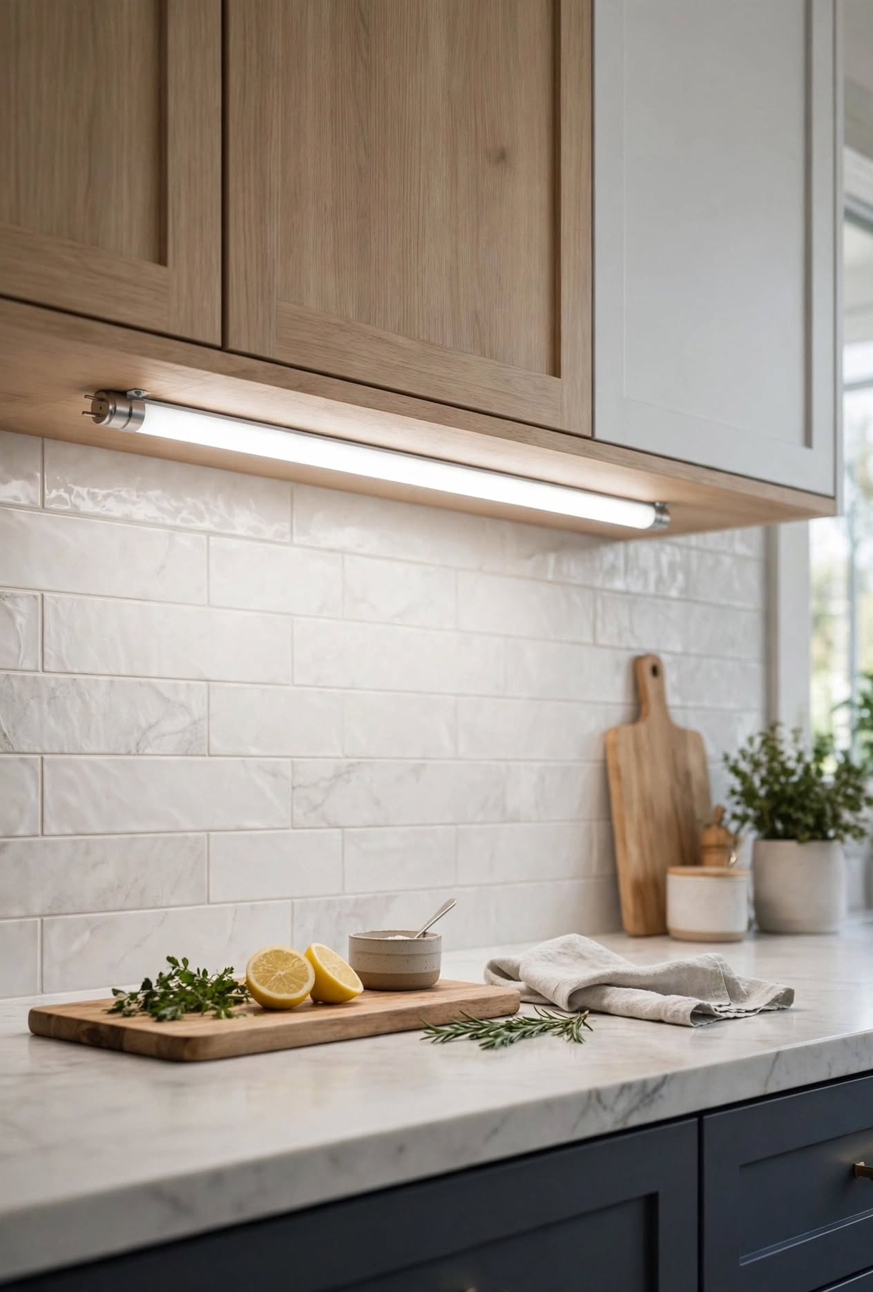 Barra LED T4 20W 52cm - Elfa Max - Bajo Mueble Cocina Vitrina - 220V 2