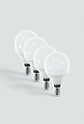 PACK 4 AMPOLLETAS LED G45 E14 6W 6000K ELFA - Miniatura 1