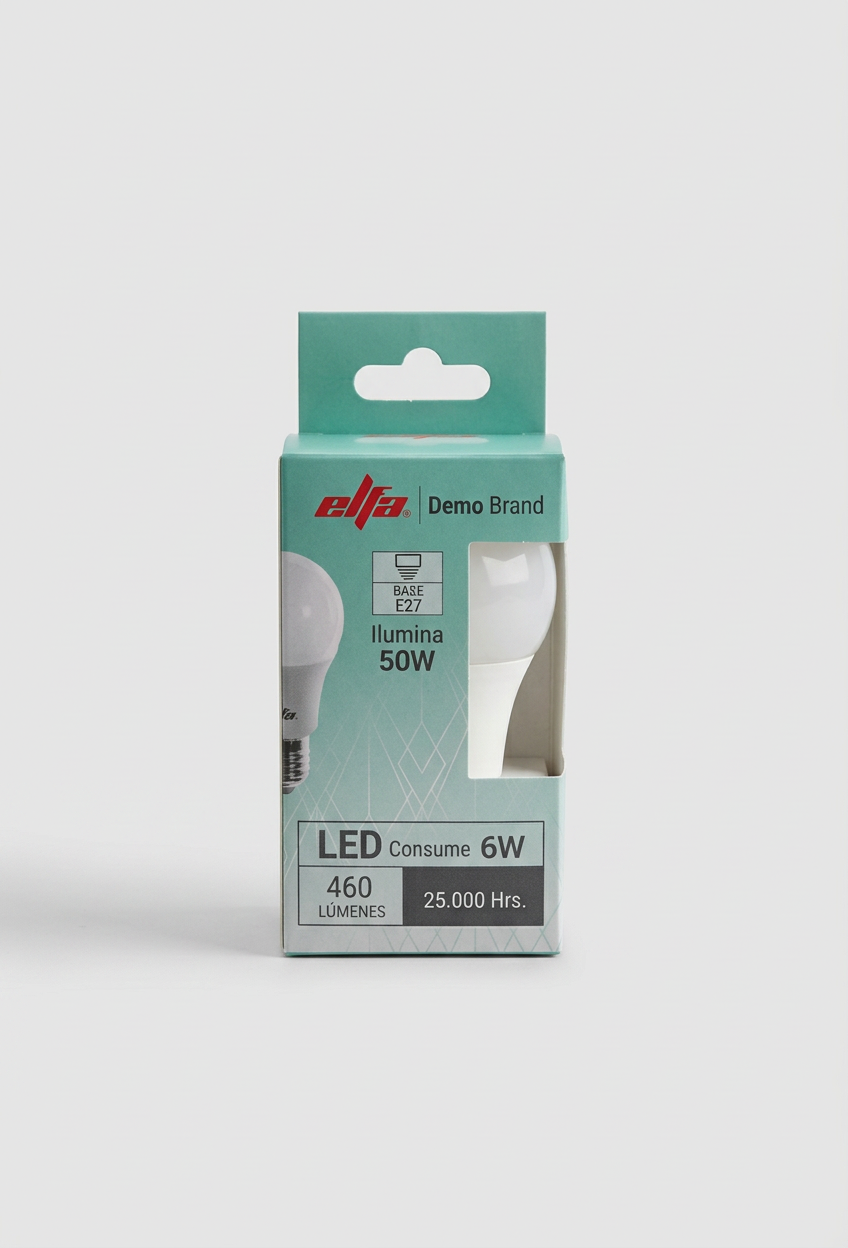 Ampolleta LED A60 de 7W Dimerizable E27 Luz Día 6000K 2