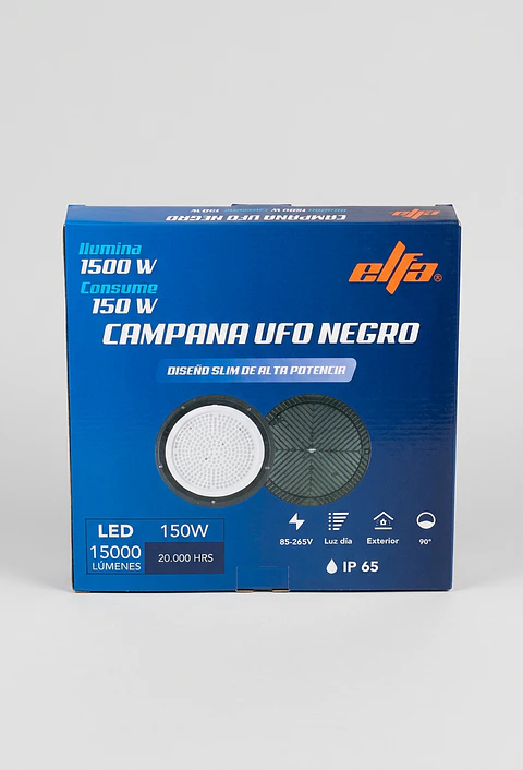 Campana LED UFO Industrial 150W Luz Día