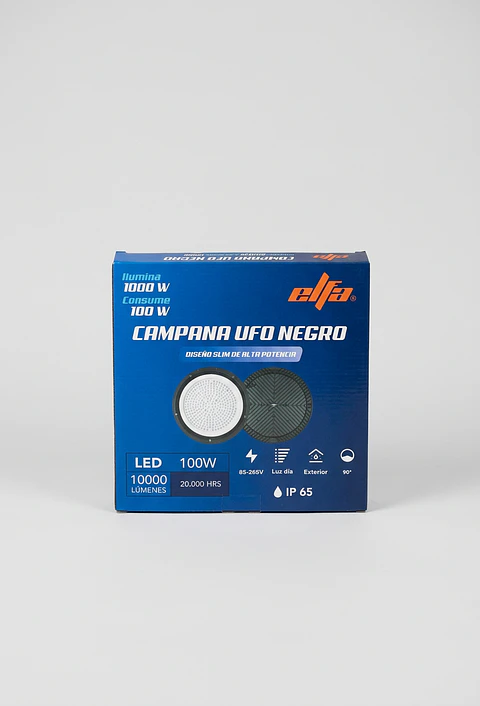 Campana LED UFO Industrial 100W Luz Día