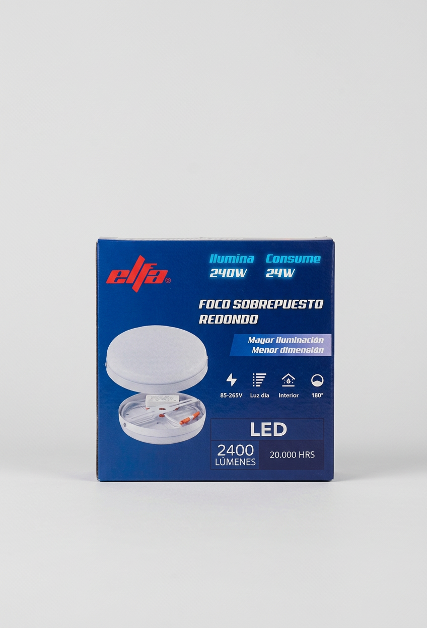 Foco Panel LED Redondo 24W Luz Día 2