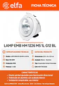 Foco Embutido  Redondo  dirigible G12 Alto Rendimiento 23cm Blanco Reflector Facetado Para Retail Techo Alto Mall - Miniatura 3