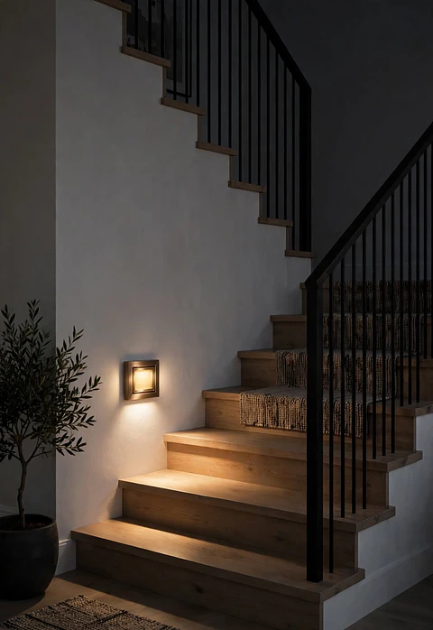 Spot Embutido Móvil JC  Ampolleta led G4 Acero Satinado Niquel 9cm Vidrio Esmerilado 12V Ultra Delgado 3cm Para Escalera Mueble