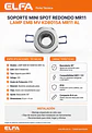 Mini Spot Embutido MR11 8cm Aluminio Gris Orientable 30 Grados Soporte Para Dicróico Ultra Delgado 4cm - Miniatura 3