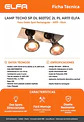 Lampará Embutido de Techo  AR111 G53 Plateado 2 Luces Direccional 51cm 220V Para Retail Galería Living Industrial - Miniatura 3