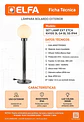 Lampará de Jardin 3 Estacas  P44 Acero Inoxidable Esfera Opal Blanca G4 32cm Para Sendero Cesped Terraza - Miniatura 3