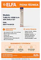 Tubo PL-U 36W 2500Lm 827 Cálida Energy Saver Compacto 42cm Para Plafón Oficina Cocina - Miniatura 3