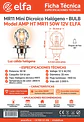 Ampolleta Halógena MR11 50W 12V Mini Dicróica G4 Para Vitrina Mueble Nicho Decorativo - Miniatura 4