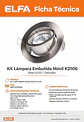 Kit Lampara Embutida Movil KD106 Base GU10 Satinado ST Elfa Spot Dirigible 11x11x7cm - Miniatura 3