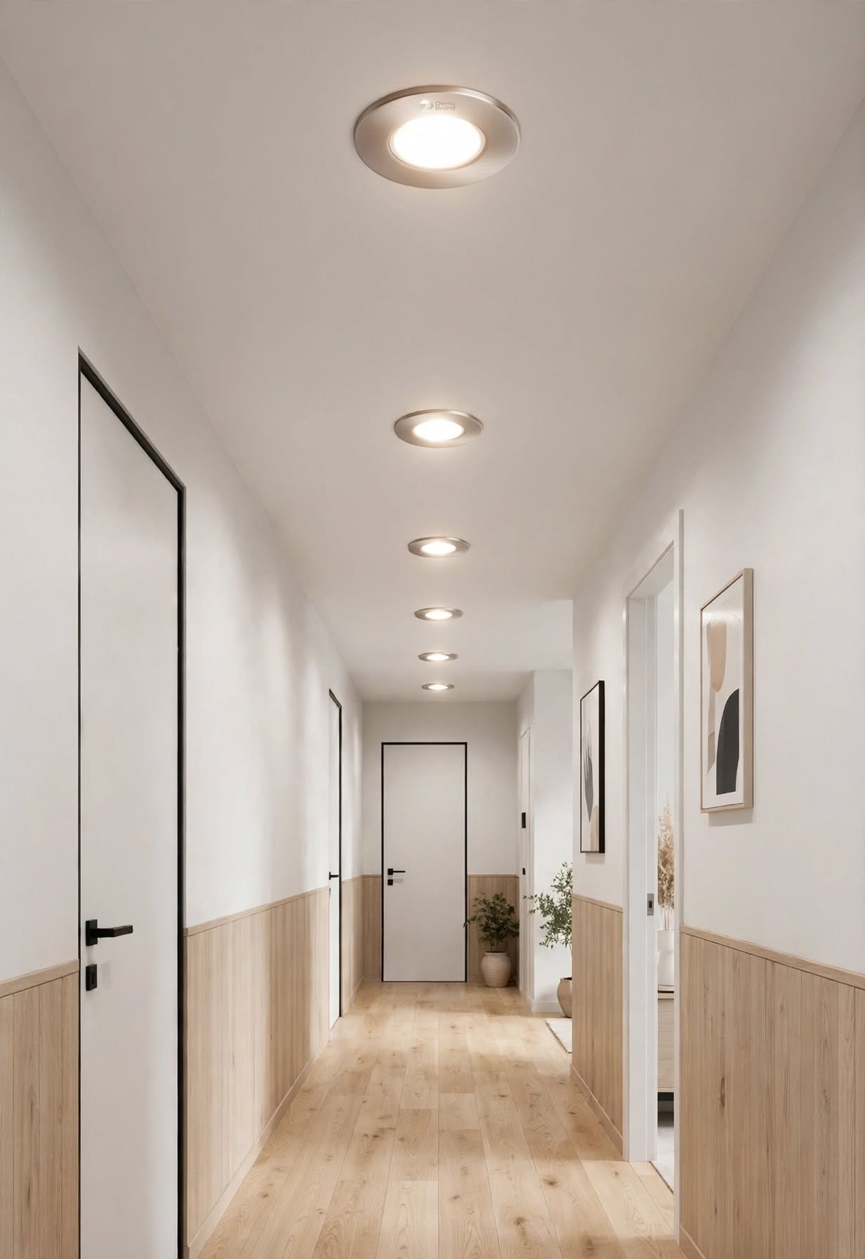 Lampara Embutida R50 1 Luz Base E14 Satinada ST Elfa Spot Techo 2