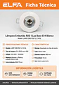 Lampara Embutida R50 1 Luz Base E14 Blanca BL Elfa Spot Techo - Miniatura 3