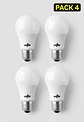 Pack 4 Ampolletas LED A60 E27 11W Luz Calida 3000K Elfa - Miniatura 1