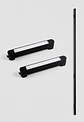 Pack 2 Focos LED Riel Lineal 20W 2000lm 4000K Negro 35cm con Riel - Miniatura 1