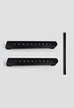 Pack 2 Focos LED Riel Lineal Dirigido 20W 2000lm 4000K Negro 35cm Con Riel Elfa - Miniatura 1