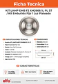 Kit Embutido Fijo 2 Luces Plateado Techo Doble Foco Para Pasillo Cocina Retail - Miniatura 3
