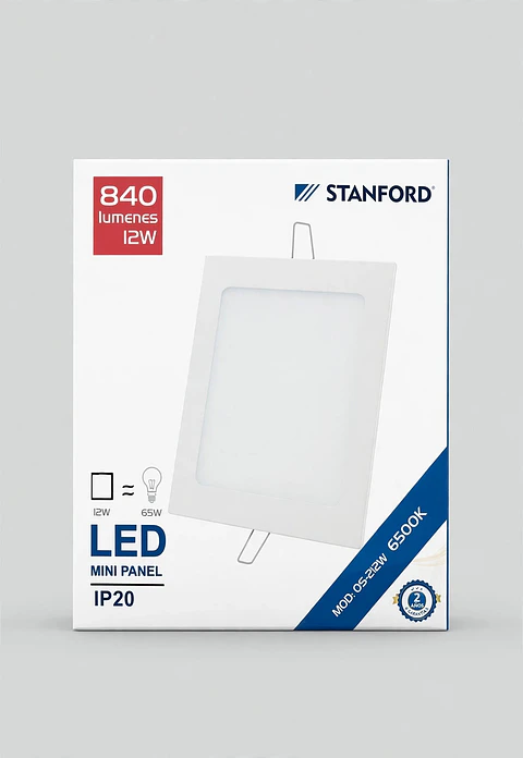 Foco embutido redondo 12W 3000K