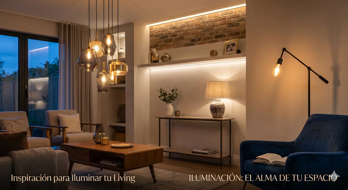 Inspiración para Iluminar tu Living
