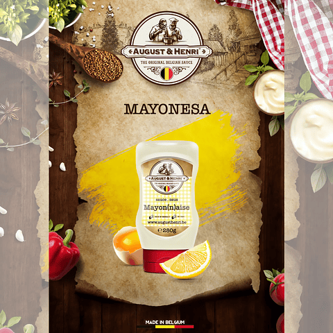 SALSA MAYONNAISE - MAYONESA DE 280gr